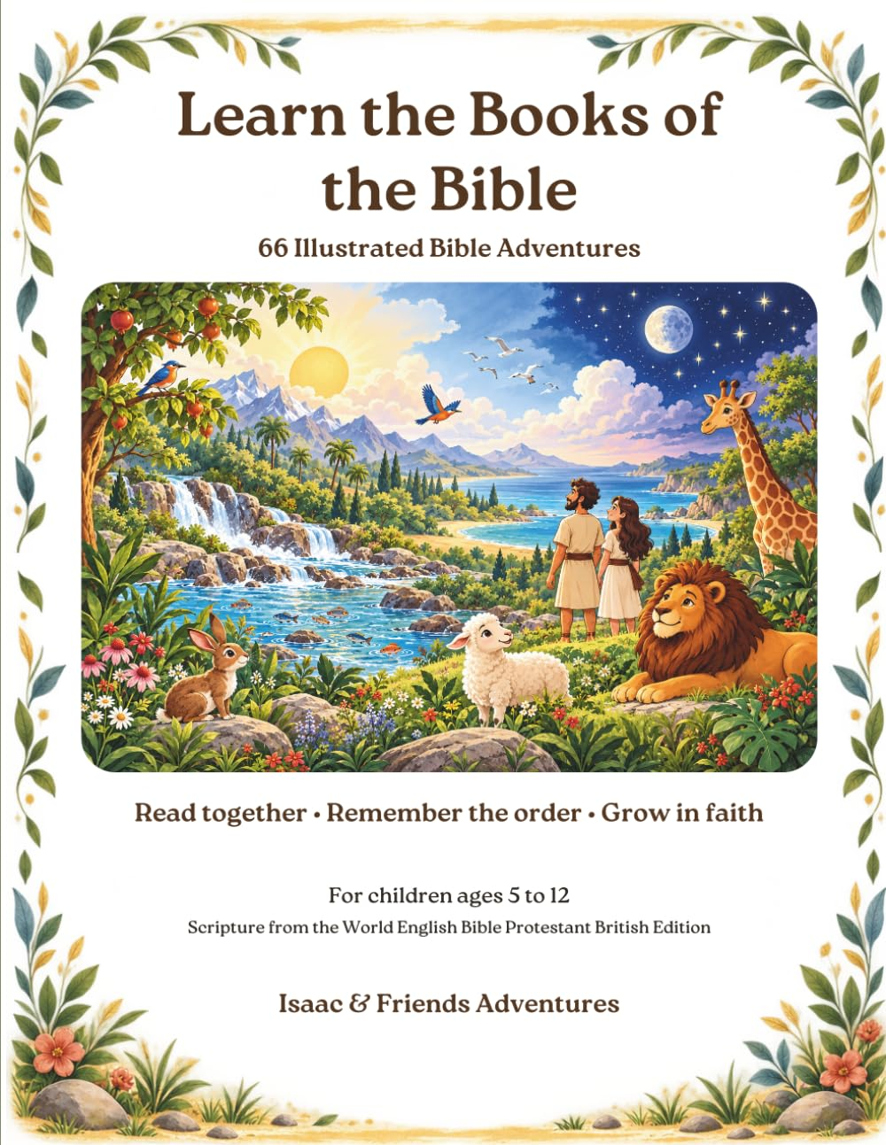 Learn the Books of the Bible: 66 Illustrated Bible Adventures book cover